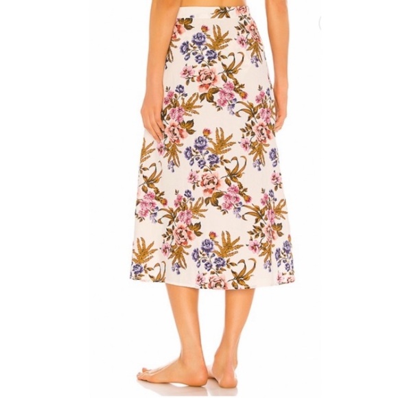 Tori Praver Floral Skirt/Swim Cover- XS,L - Picture 3 of 6